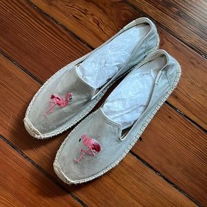Brand new pair of size 9 Soludos espadrilles. Never worn!